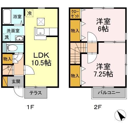 RHB御成台 Dの間取り写真