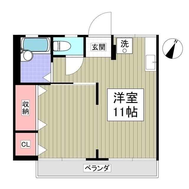 ＪＲ横浜線 淵野辺駅 徒歩19分 2階建 築42年の間取り写真