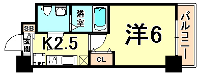 アリビオ立花Iの間取り写真