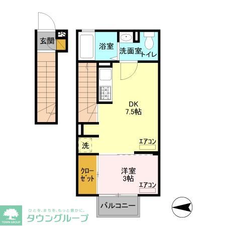 CASA芝塚MTの間取り写真