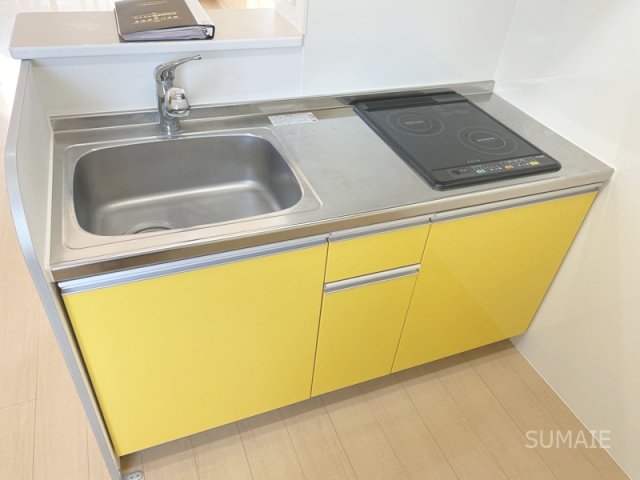 キッチン　IHコンロでお手入れ簡単です！