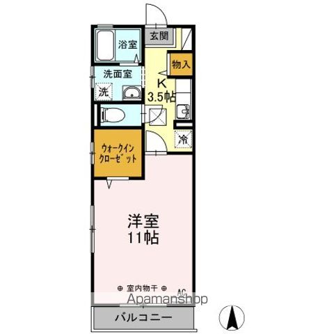 ＪＲ常磐線 綾瀬駅 徒歩12分 2階建 築24年の間取り写真
