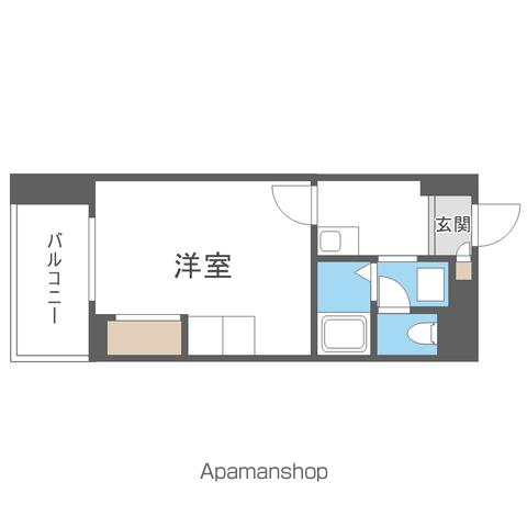 CANVASSすすきのの間取り写真