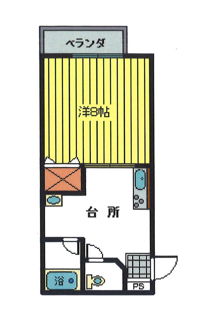 コーポサンテの間取り写真