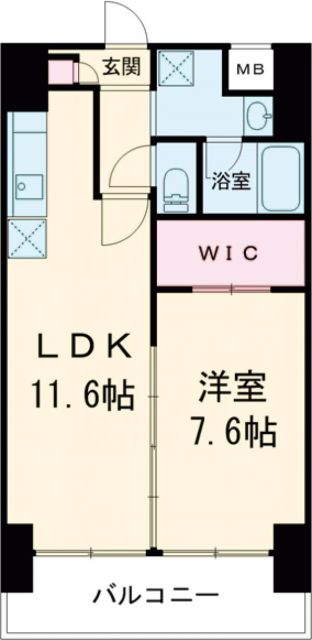プライムコート立川の間取り写真