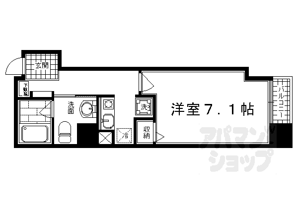 HF河原町二条レジデンスの間取り写真