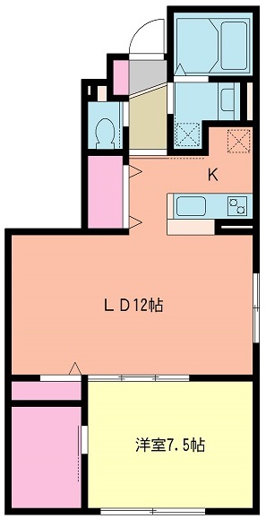 杉並区天沼のマンションの間取り