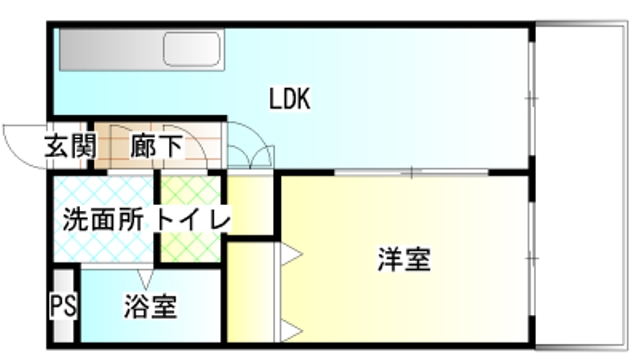 グリーンビュー柿元の間取り