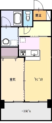 佐賀市兵庫北のマンションの間取り