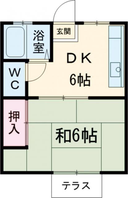 埼玉県さいたま市南区南浦和３（アパート）の賃貸物件の間取り