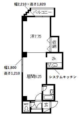 ラメール旭川の間取り