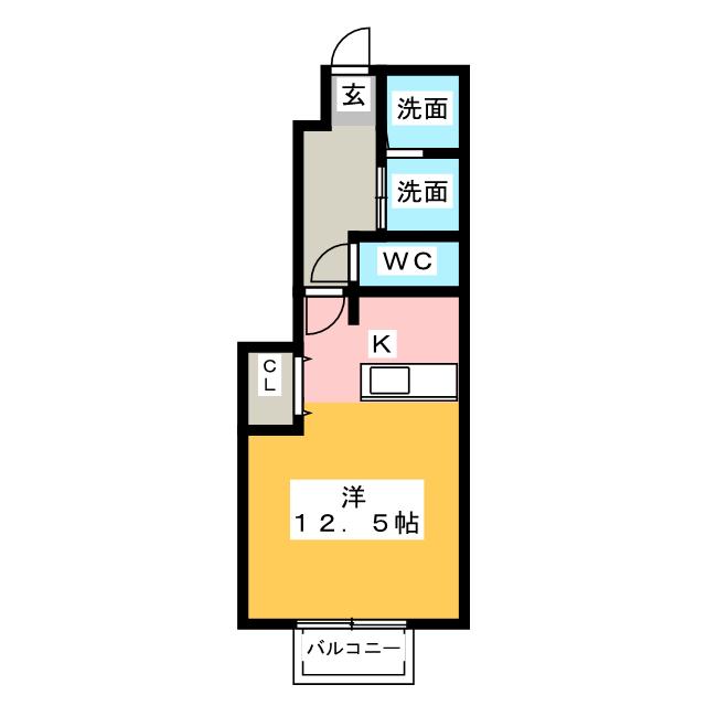 ゼファー徳重の間取り