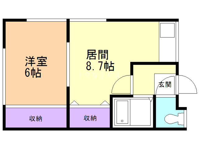 Ｐｌａｚａ館の間取り