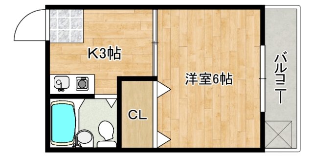 大須ハイツの間取り写真