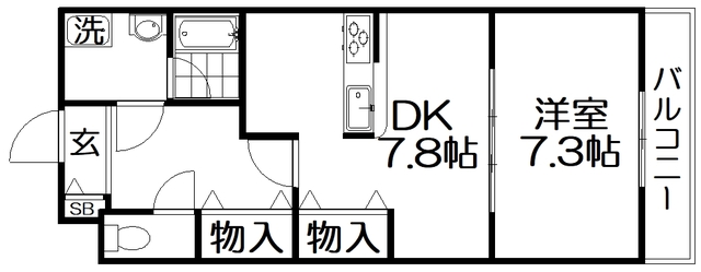 アンジェリーク磐船の間取り