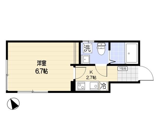 オーロ金町の間取り