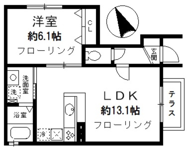 深沢シャスタの間取り