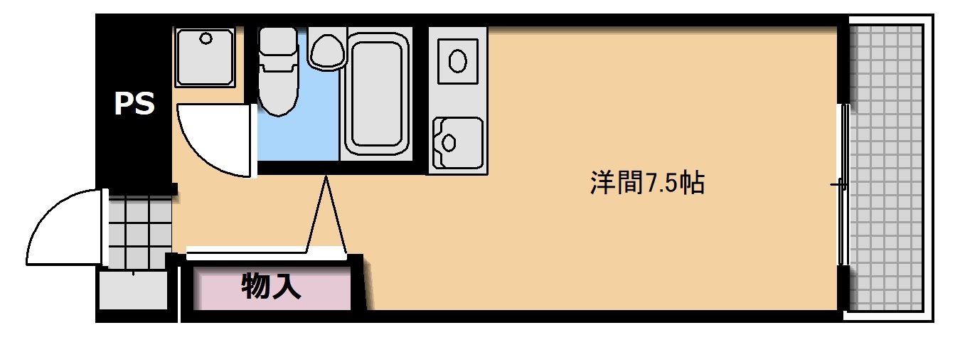 西東京市下保谷のマンションの間取り