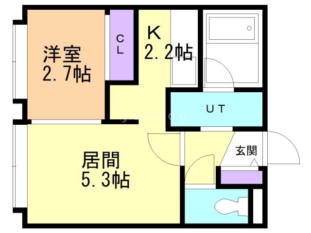 ピュア東彩館VIIIの間取り