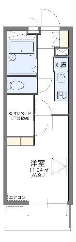 レオパレスセロームＢの間取り