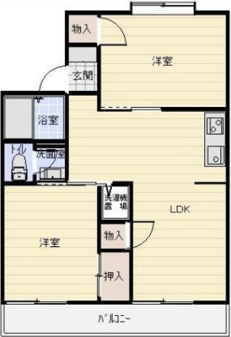 ヴァンベールかたおかの間取り