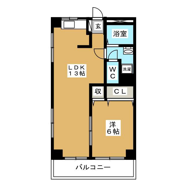 品川区上大崎のマンションの間取り