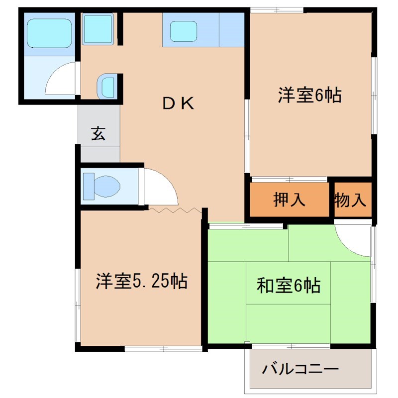 サンハイツ1号の間取り