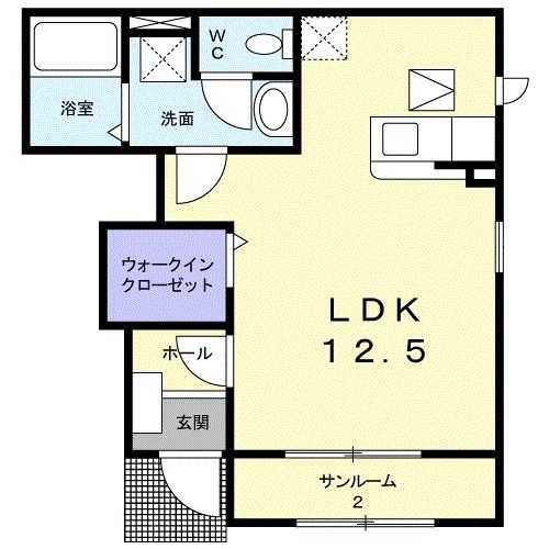 サウス　ガーベラの間取り