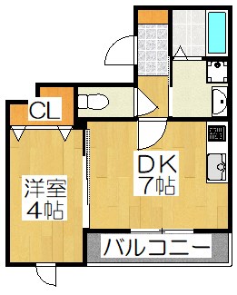 THE GARNET SUITE RESIDENCE京大前EASTの間取り