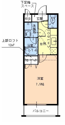 フジパレス北王子の間取り