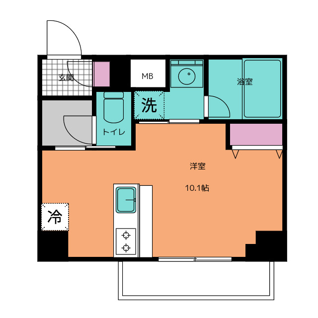 ケリア川口の間取り