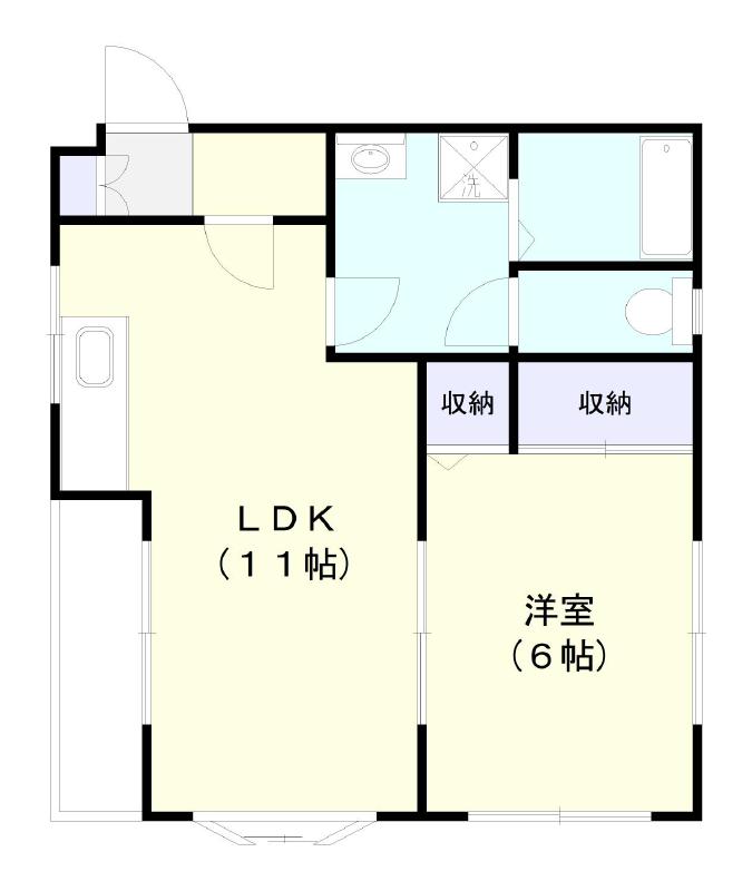 ロイヤルマツドＡ棟の間取り