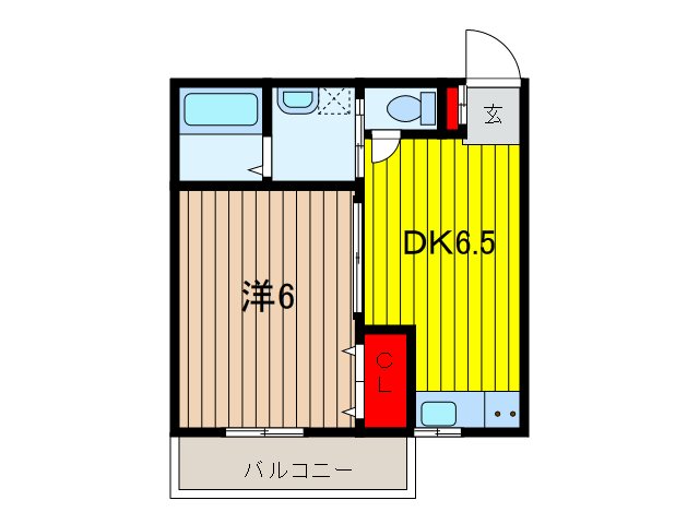 フルールカトウの間取り