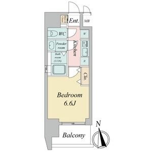 名古屋市千種区千種のマンションの間取り