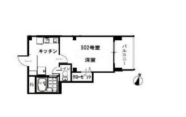 品川区中延のマンションの間取り