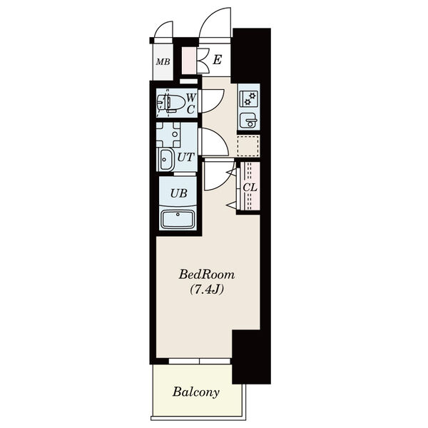 S-RESIDENCE豊国通の間取り