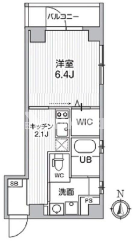 目黒区八雲のマンションの間取り