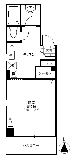 サンプラザ西落合の間取り