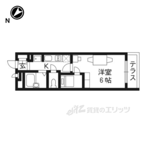 レオパレスSOARER2の間取り写真