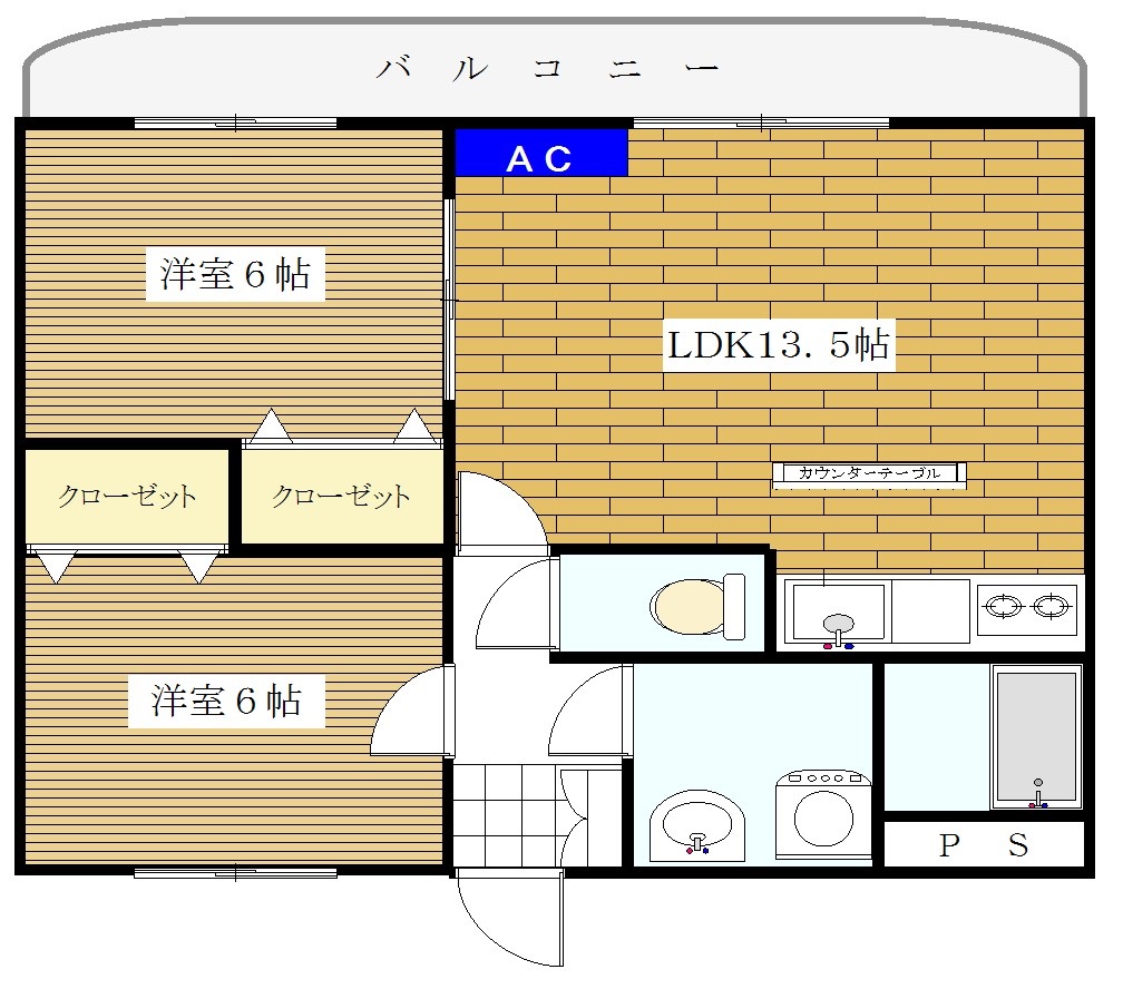 エクシード五郎台マンションの間取り