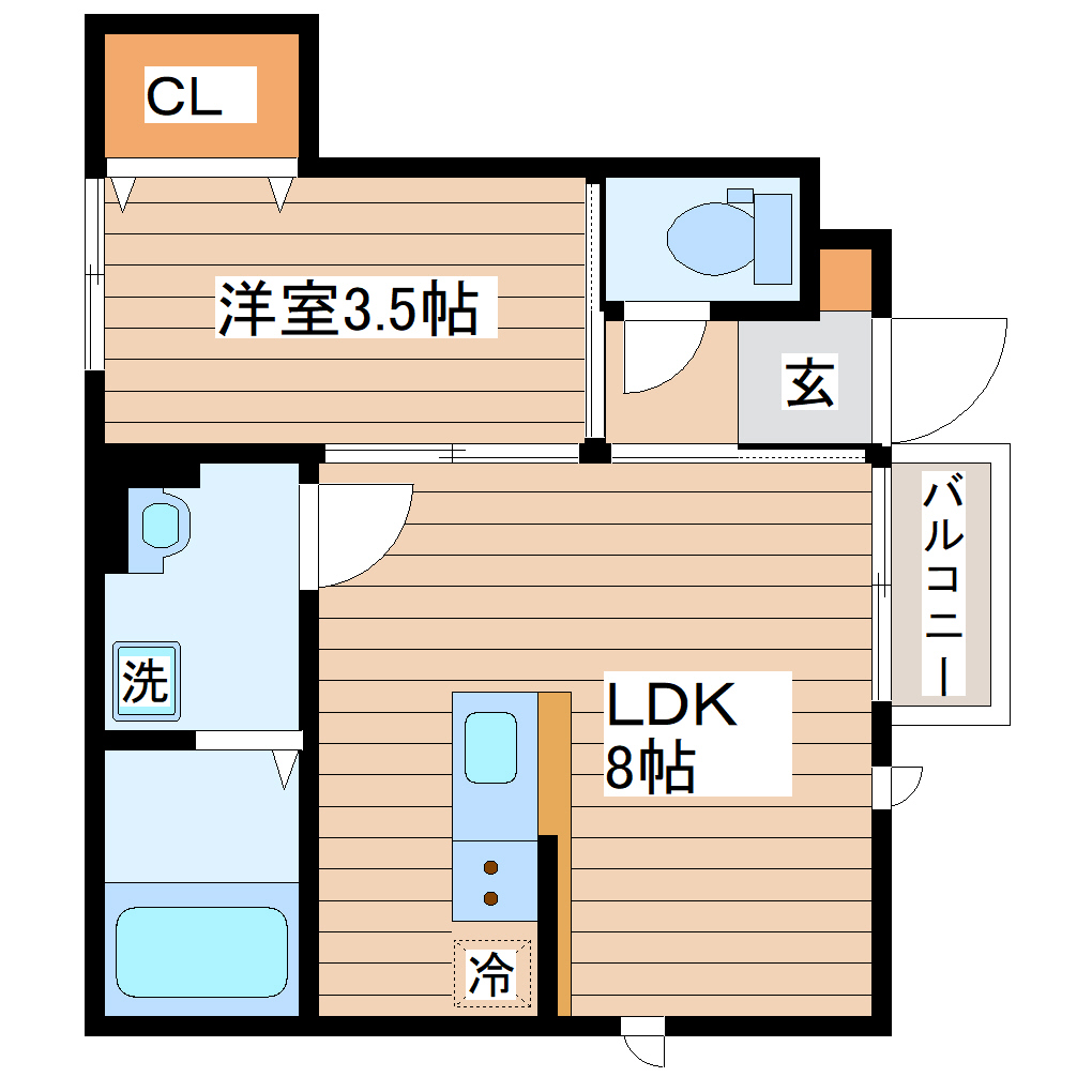 プログレス名取IIの間取り