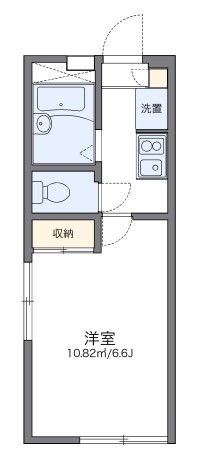 川崎市中原区宮内のアパートの間取り