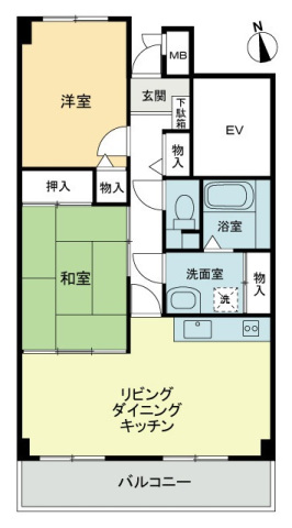 【スカール明日香の間取り】