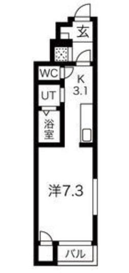 プランドール銀杏町の間取り