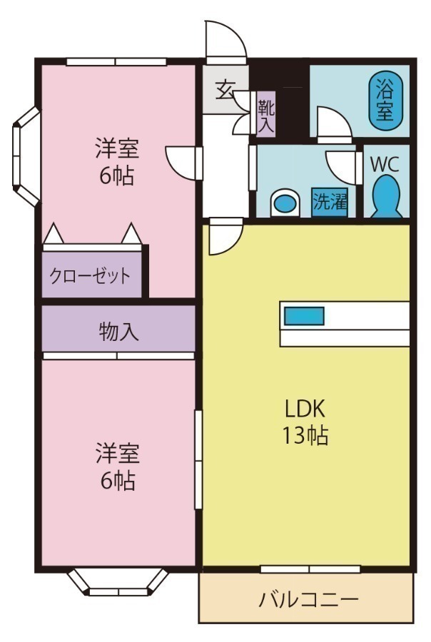 エスポワールの間取り