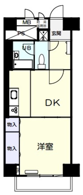 港区虎ノ門のマンションの間取り