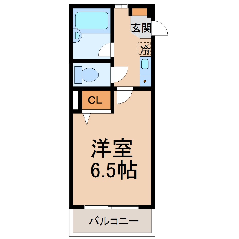 西宮市川西町のマンションの間取り