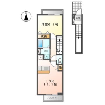 ラ　ヴィータの間取り