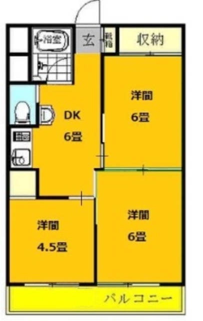 小金原第7コーポラスの間取り