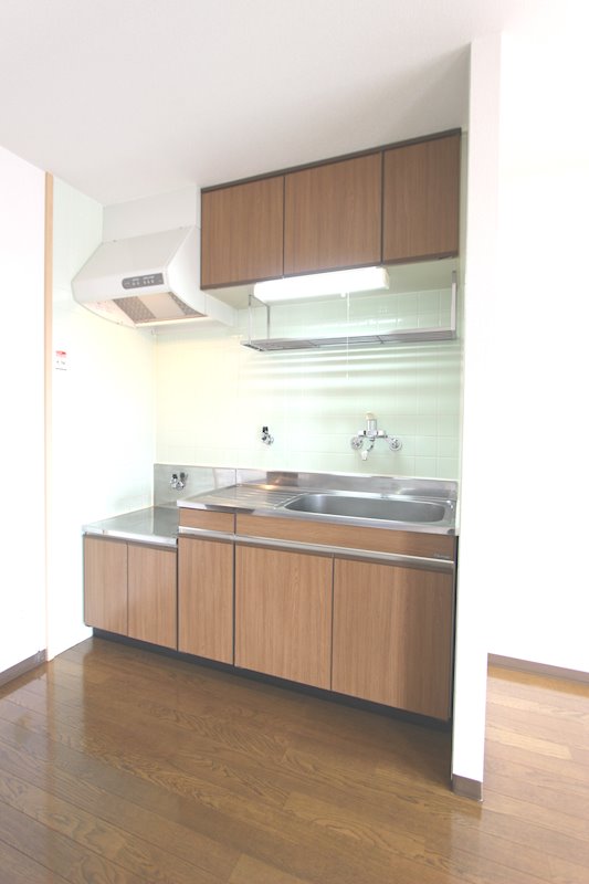 キッチン　ガスコンロ設置タイプのキッチン